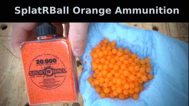 SplatRBall Orange Ammunition 