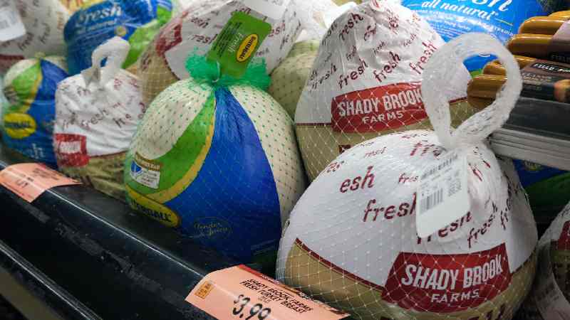 Whole Turkeys on Sale in Turkey