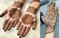 Front Hand Stylish Front Hand Simple Mehndi Design