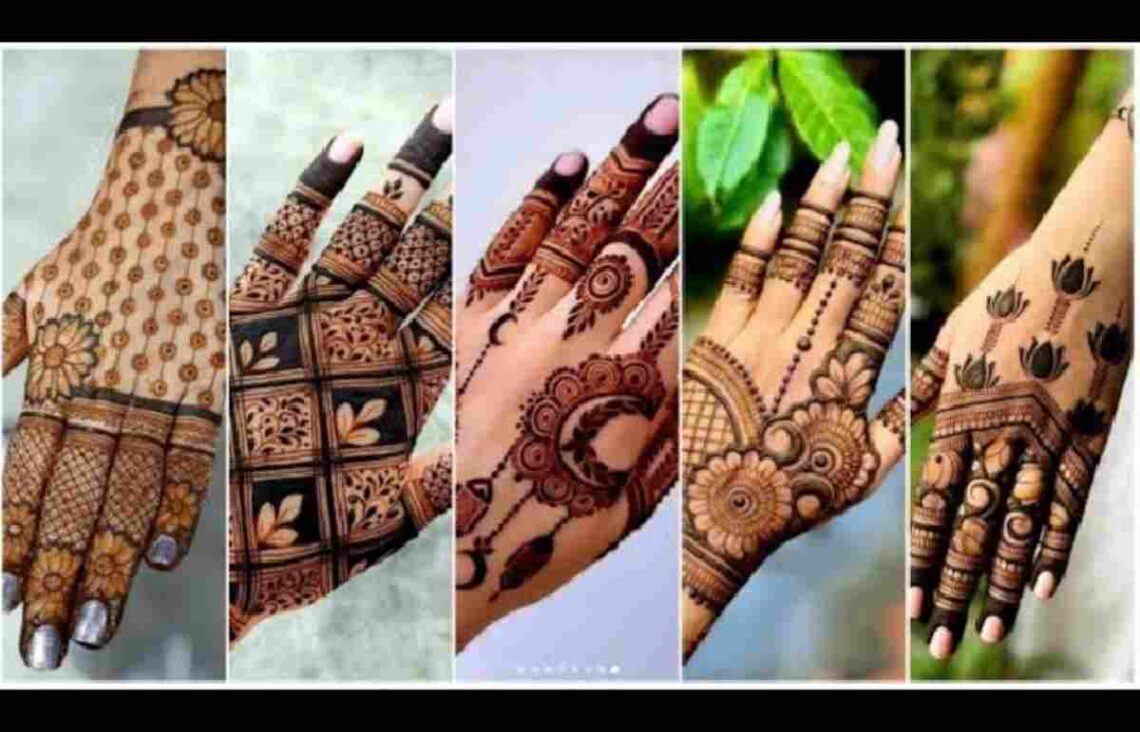 Instagram:Hvuusfun0sq= Royal Front Hand Mehndi Design