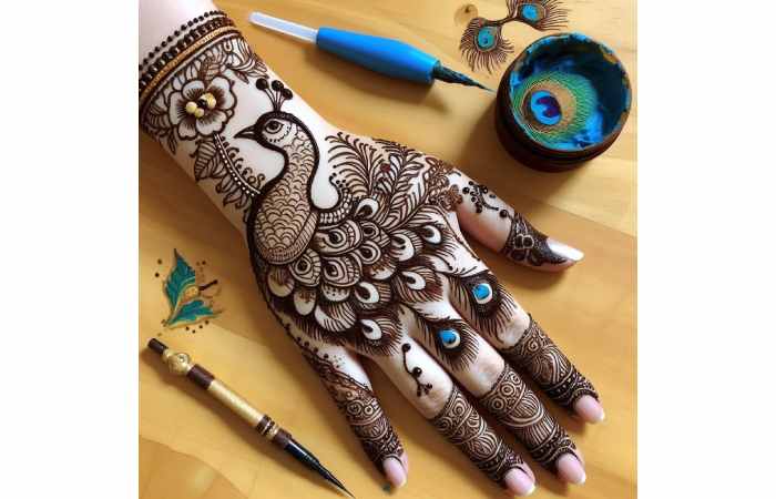 Royal Front Hand Mehndi Design